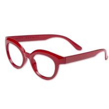 Load image into Gallery viewer, Nannini Wonder Italian Reading Glasses Blue Light Protection    GLOSSY RED