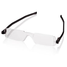 Load image into Gallery viewer, Nannini Compact 1 Italian Made Folding Reading Glasses with Case; Gloss Black - ReadingGlasses.CO/