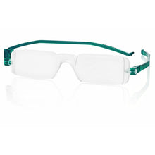 Load image into Gallery viewer, Nannini Compact 1 Italian Made Folding Reading Glasses with Case; Teal - ReadingGlasses.CO/