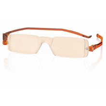 Load image into Gallery viewer, Nannini Compact 1 Italian Made Folding Computer Glasses with Case; Amber - ReadingGlasses.CO/