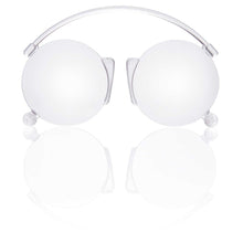 Load image into Gallery viewer, Italian bred, these clear lightweight Pince Nez reading glasses are flexible