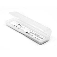 Load image into Gallery viewer, Hard transluscent case to store, protect, and carry Nannini 7.9 reading glasses.