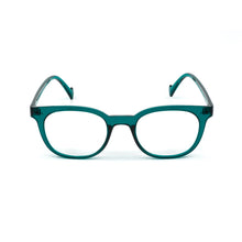Load image into Gallery viewer, Front View of Pop  Reading Glasses by Nannini of Italy, teal ReadingGlasses.CO/