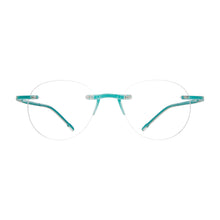 Load image into Gallery viewer, Front straight view of Scojo Round Gels readers in Tortoise Shell by Scojo. Photographed on a white background. Style 621. Buy them at ReadingGlasses.CO-.jpg