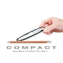 Load image into Gallery viewer, Nannini Compact 1 Italian Made Folding Reading Glasses with Case; Gloss Black - ReadingGlasses.CO/