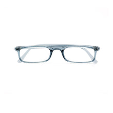 Load image into Gallery viewer, Straight view folded of Quick 7.9 grey gray reading glasses by Nannini, Italy