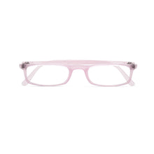 Load image into Gallery viewer, Straight view of Quick 7.9 Rose Quartz Pink reading glasses by Nannini, Italy