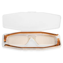 Load image into Gallery viewer, Nannini Compact 1 Italian Made Folding Computer Glasses with Case; Amber - ReadingGlasses.CO/