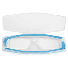Load image into Gallery viewer, Nannini Compact 1 Italian Made Folding Reading Glasses with Case; Azure - ReadingGlasses.CO/