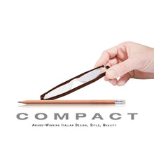 Load image into Gallery viewer, Nannini Compact 1 Italian Made Folding Reading Glasses with Case; Brown - ReadingGlasses.CO/
