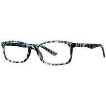 Load image into Gallery viewer, Front folded view of Scojo Manhattan Gels in Black and Mint tortoise. Photographed on a white background. Style 318. Buy them at ReadingGlasses.CO   .jpg  