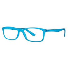 Load image into Gallery viewer, 3-4 view Scojo Manhattan Gels in light blue. Photographed on a white background. Style 3001. Get yours at ReadingGlasses.CO-