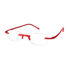 Load image into Gallery viewer, Angled view of Gels by Scojo in Action Red photographed on white Background. Color 770. Find them at ReadingGlasses.CO/