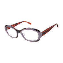 Load image into Gallery viewer, Tilted 3-4 view of Scojo Upper East Side Lavender Tortoise . Photographed on a white background.  Available at ReadingGlasses.CO  