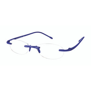 Angled view of Scojo Gels in Sailing Blue photographed on a white background. Buy them at ReadingGlasses.CO/