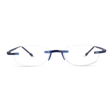Load image into Gallery viewer, Front view of Gels Cobalt Blue reading glasses photographed on white background. Eyewear by Scojo New York. Available at ReadingGlasses.CO/