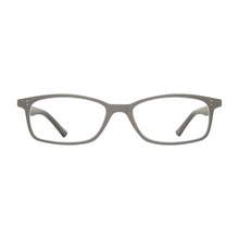 Load image into Gallery viewer, Front view of Scojo rubber coated manhattan gels in gray. Buy them at ReadingGlasses.CO/