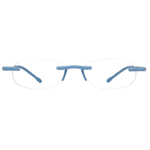 Straight-on view of original Scojo Gels readers in Georgia blue by Scojo. Photographed on a white background. Style 767. Buy them at ReadingGlasses.CO-.jpg  