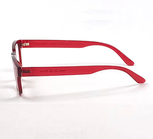 Paris Italian Reading Glasses with Case, by Nannini; Red