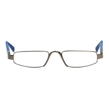 Load image into Gallery viewer, Front straight-on view of Alto Moda Ophthalmic-grade Italian Design Reading Glasses in blue, photographed on a white background from ReadingGlasses.CO/
