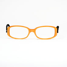 Load image into Gallery viewer, Front view of tangerine Christine King Optical Reading Glasses on a white background by Melissa, available from ReadingGlasses.CO/ - ReadingGlasses.CO/