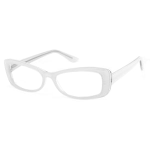 Bowtie Optical-quality Reading Glasses white on white background - from ReadingGlasses.CO/