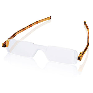 Nannini Compact 1 Italian Made Folding Reading Glasses with Case; Tortoise - ReadingGlasses.CO/