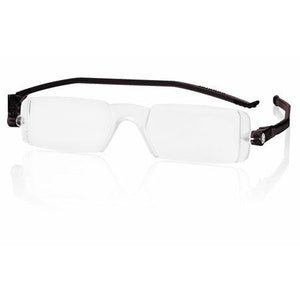 Nannini Compact 1 Italian Made Folding Reading Glasses with Case; Gloss Black - ReadingGlasses.CO/