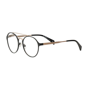 New Dawn Optical Reading Glasses for Men & Women by Aj Morgan; Black/gold  [+3.00]