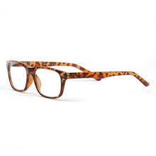 Load image into Gallery viewer, Level view view of Celebrity Focus Bifocal Tortoise Reading Glasses on a white background. Style R.2014.B/C.TS. Buy them at ReadingGlasses.CO/