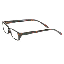 Load image into Gallery viewer, 3/4 low dark view of Dobie Tortoise Reading Glasses with Case by Scojo New York- ReadingGlasses.CO/