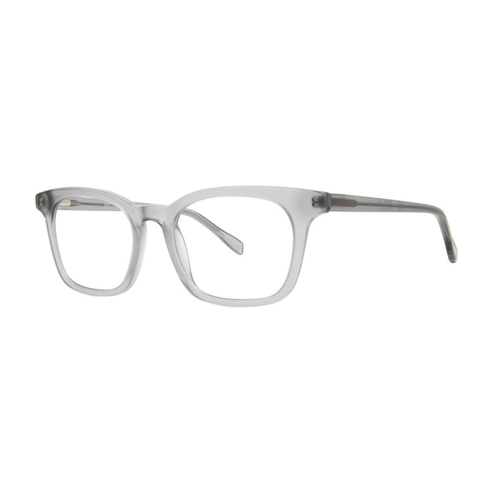 3-4 view of gray crystal battery park reading glasses style 2629 by scojo. Buy them at ReadingGlasses.CO   