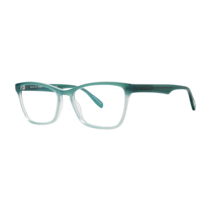 3-4 view of Trinity Place Jade reading glasses Style 2634 by Scojo. Buy them at ReadingGlasses.CO  