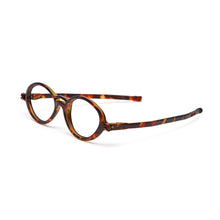 Load image into Gallery viewer, 3/4/ anglee view of Model 504 Reading Glasses by Nannini of Italy; Tortoise