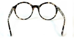 Soft Rock Ophthalmic-grade Big Round Reading Glasses with Designer Pouch   [+3.75 diopters] - ReadingGlasses.CO/