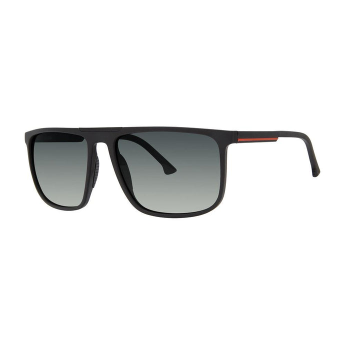 Bondi Optical Sunglasses with Soft Pouch, Black + Red - ReadingGlasses.CO/