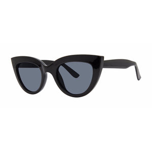 Balandra Big Cateye Optical Sunglasses with Soft Pouch, Black - ReadingGlasses.CO/