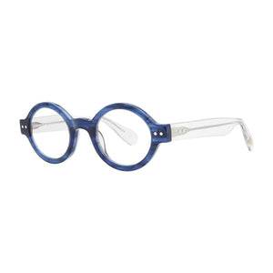 *Bleeker Street Reading Glasses by Scojo New York®; Navy horn/crystal