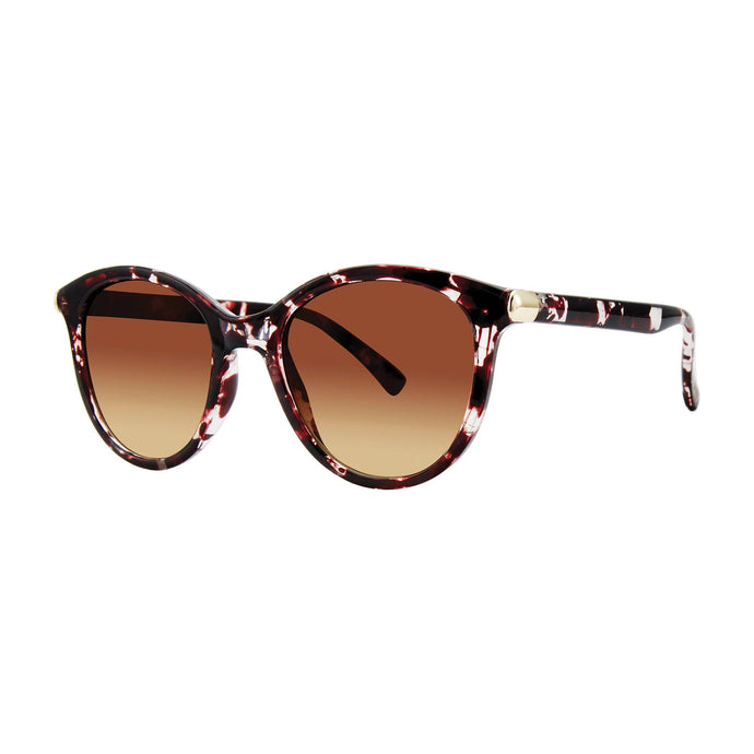 Clearwater Round Optical Sunglasses with Soft Pouch, Brown Marble - ReadingGlasses.CO/