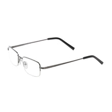 Load image into Gallery viewer, Elevated view of silver rimless Mr. Wilson Reading Glasses. Available from ReadingGlasses.CO/