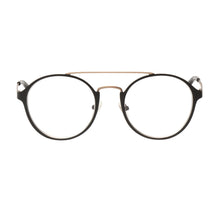 Load image into Gallery viewer, New Dawn Optical Reading Glasses for Men &amp; Women by Aj Morgan; Black/gold  [+2.50]