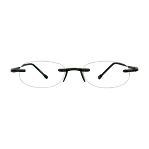 Front View of Jade GelsReading Glasses by Scojo, ReadingGlasses.CO