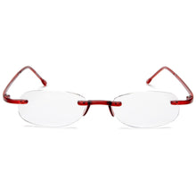 Load image into Gallery viewer, Front view of Flame Red Classic Gels reading glasses by Scojo 712 from ReadingGlasses.CO