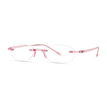 Load image into Gallery viewer, Gels reading glasses in blush by Scojo New York, 3/4 view