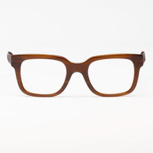 Load image into Gallery viewer, Bumbry Optical Reading Glasses with Protective Pouch, Brown stripe, by Aj Morgan