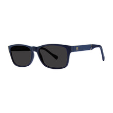 Load image into Gallery viewer, 3/4 view of Laguna Optical Sunglasses in matte navy blue