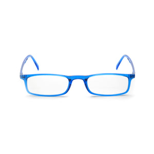 Nannini Quick 7.9 Lightweight Italian Readers with Case; Blue [+3.00 diopters]