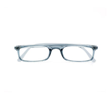 Load image into Gallery viewer, Straight view folded of Quick 7.9 grey gray reading glasses by Nannini, Italy 