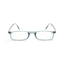 Load image into Gallery viewer, Straight view of Quick 7.9 grey gray reading glasses by Nannini, Italy 