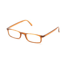 Load image into Gallery viewer, 3/4 view, Quick 7.9 Italian reading glasses orange reading glasses from Nannini